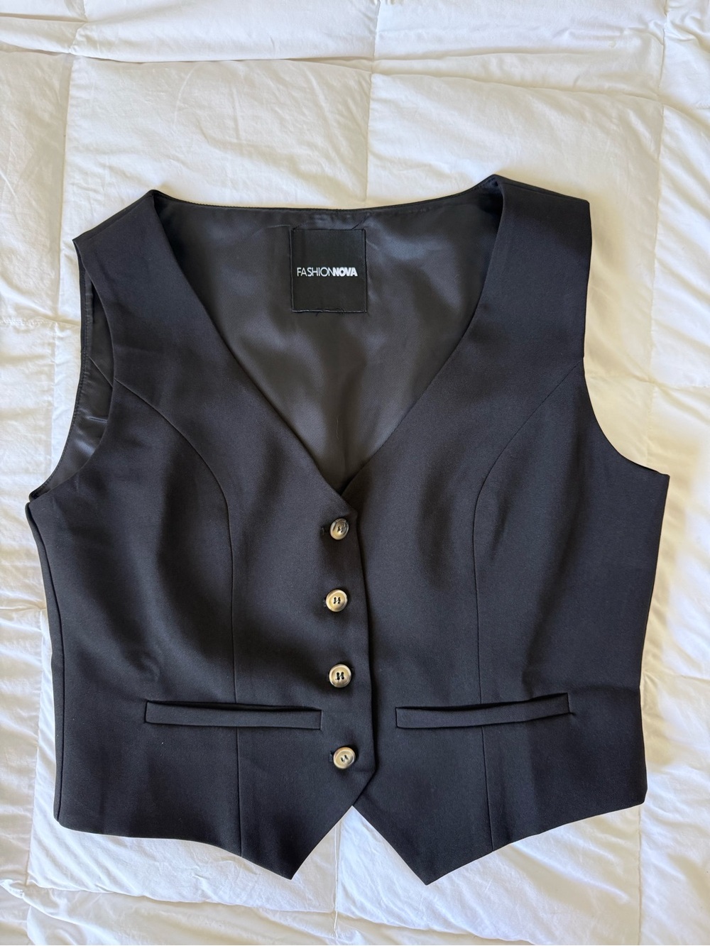 Kourtney Vest Black Size Small - Picture 4 of 7
